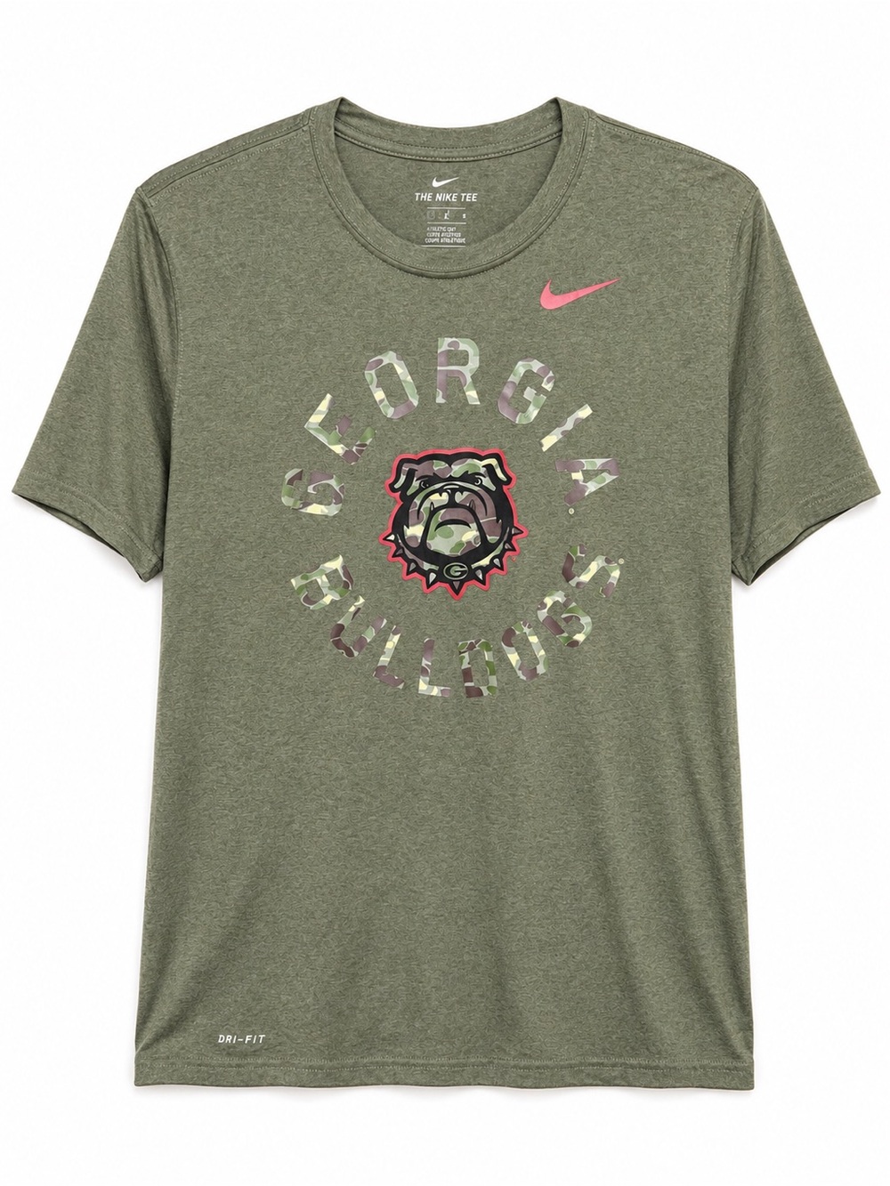 Nike Dri-FIT Georgia Bulldogs Camo Graphic Athletic Tee